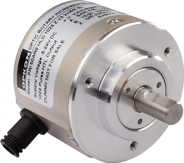 Codeur rotatif incrémental modèle Opkon PRI50A PRI 50AR8 HLD 1024 Z V3 2M5R SL-TS, boîtier à bride de serrage 50 mm, résolution 1024 ppr, OP4.10.03.01.0031