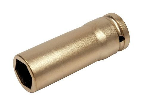 Douille hexagonale DENIOS pour clés à chocs, longue, 1/2" x 13 mm, anti-étincelles, 272-498