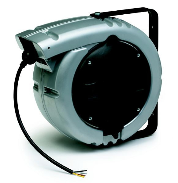 Enrouleur de câble Ebinger PR-C, (pas de suggestions) Boîtier, câble de 22 m revêtu à chaud H07RN-F 3x1,5 mm² Classe de protection IP 42 1,1 / 1,8 KW max., 2.405.009