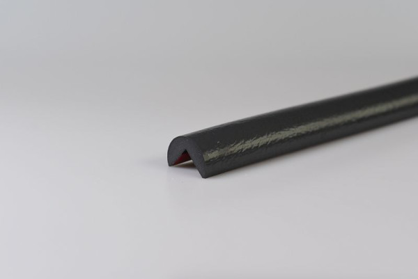 Protection d'angle Knuffi, profil d'avertissement et de protection type A, gris graphite, 1 mètre, PA-100063