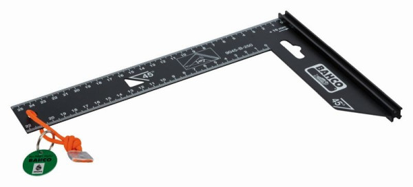 Angle Bahco, bleui, avec cordon Dyneema pour travaux en hauteur, 250 mm, TAH9045-B-250