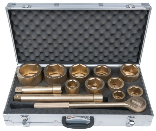 KS Tools BRONZEplus jeu de clés à douille 1" 23 pièces pouces, 963.1066