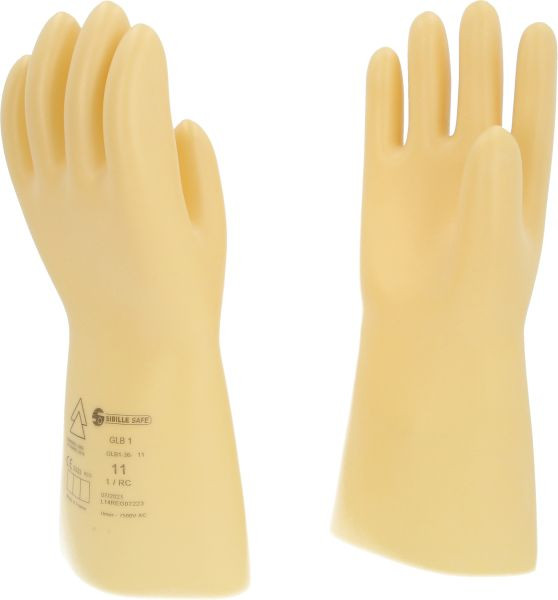 KS Tools Gant de protection pour électricien avec isolation de protection, taille 11, classe 1, blanc, 117.0055
