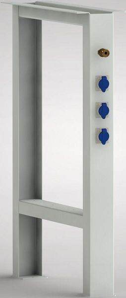 Élément de base d'établi KLW en forme de chapeau en U 800 x 80 x 608 mm H x L x P, en tôle d'acier de 2 mm avec chant, FE-UNP-E1