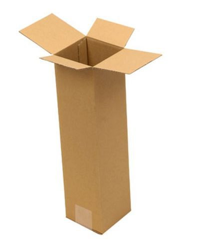 Boîte pliante en carton ondulé TransPak 1 paroi, dimensions intérieures 108 x 108 x 430 mm, format A2, qualité 1.20B, paquet de 50, 299204