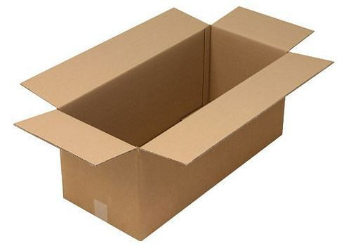 Boîte pliante en carton ondulé TransPak à 2 parois, dimensions intérieures 700 x 300 x 300 mm, qualité 2.30BC, paquet : 10 pièces, 299404
