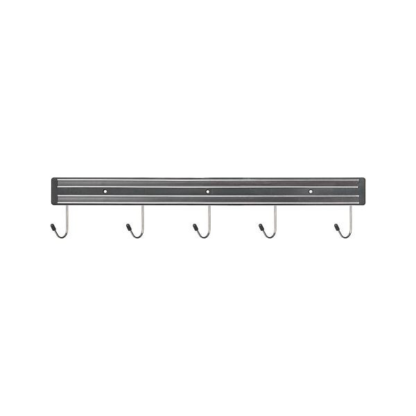 Porte-couteau magnétique Stalgast avec 5 crochets l = 450 mm, MS9947450