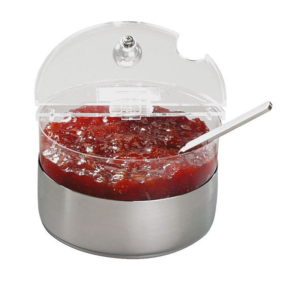 Bol réfrigérant APS -TOP FRESH- en acier inoxydable, Ø 14 cm, hauteur : 9 cm, 0,6 litre, 11810