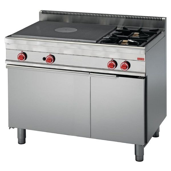 Cuisinière à gaz Gastro M avec plaque chauffante et four 65/110 TPFG, GN052