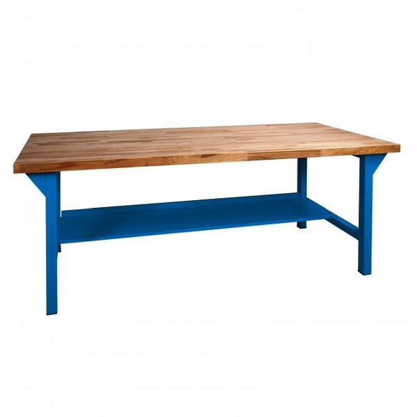 Etabli ADB 2000x750x850 mm, couleur : bleu, RAL 5012, 42520