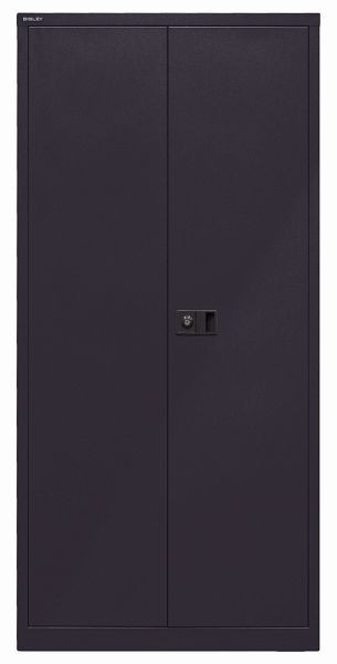 Armoire à portes battantes universelle Bisley, insert de penderie, noir, E782AAG633