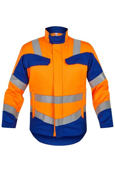Veste ROFA 2380, taille 60, couleur 242-bleu grain orange lumineux, 6652380-242-60