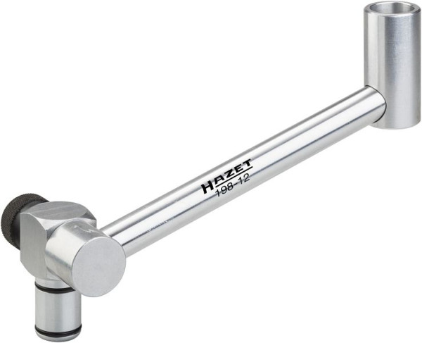 Adaptateur de remplissage d'huile moteur Hazet, connecteur coudé pour les orifices de remplissage d'huile difficiles d'accès, 198-12
