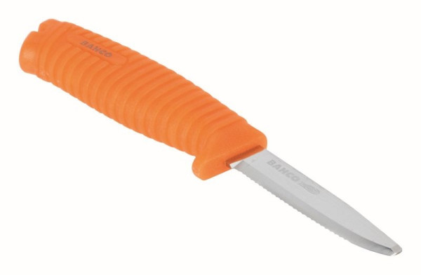 Couteau Bahco, manche fluo, flotte dans l'eau, uniquement en présentoir de 15, 1446-FLOAT