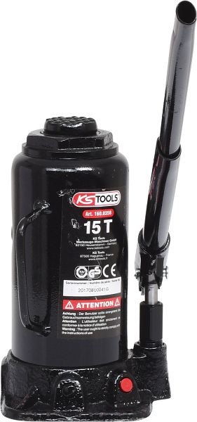 KS Tools Cric bouteille hydraulique, 15 t, 160.0356