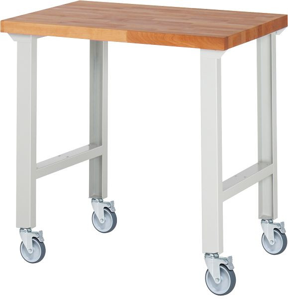 Etabli mobile RAU 7000-1, 1000x700x1000mm, 4 roulettes pivotantes, 05-7000-1-107B4S4.12