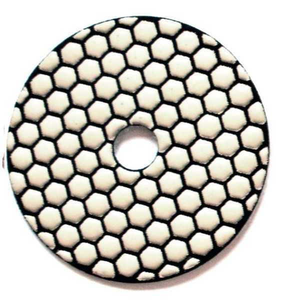 TECMIX Tampon de ponçage et de polissage velcro diamant, Ø 100mm, grain: 50, 17658