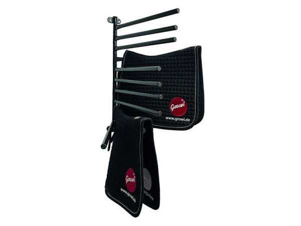 Support de plafond Growi Twist, 10 supports, noir, hauteur environ 900 mm, longueur des supports environ 650 mm, 10050770