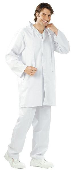 Manteau de transport de viande Planam Food pour hommes, blanc pur, taille L, 5390052