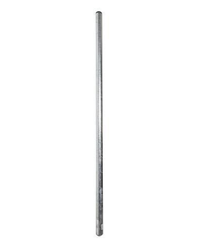 Poteau tubulaire DENIOS, galvanisé à chaud, pour rétroviseur SE / VS, hauteur 3000 mm, 129-669