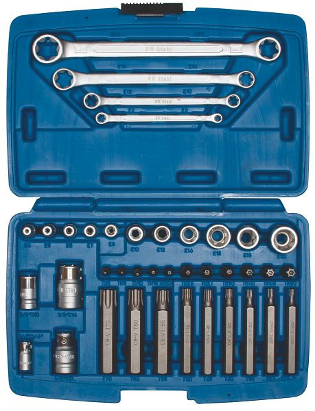 Assortiment d'embouts en acier SW, 3/8", 39 pièces, 04445L