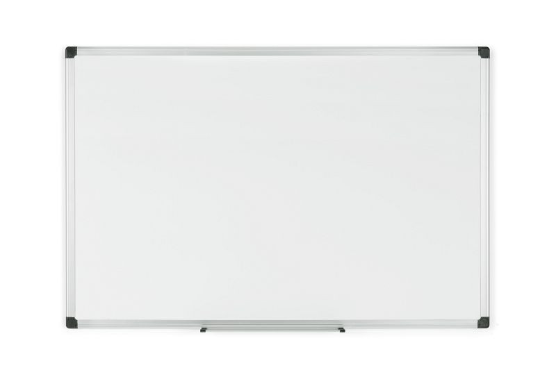Tableau blanc émaillé Bi-Office Maya avec cadre en aluminium 90x60cm, CR0601170