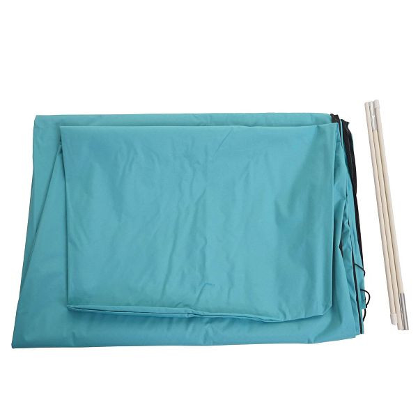 Housse de protection Mendler HWC pour parasol déporté jusqu'à 3,5 m, housse de protection avec fermeture éclair, turquoise, 76858