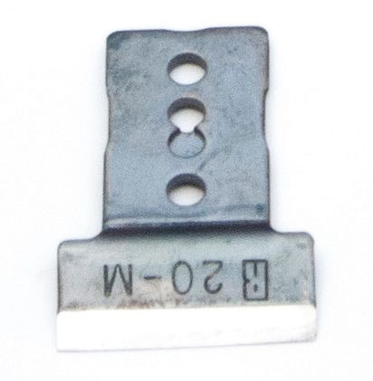 BRÜCK couteau interchangeable 20 mm pour burins RALI SHARK - type M, UE: 2 pièces, 451