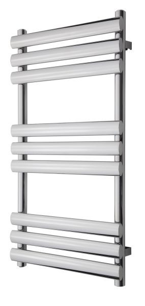 Radiateur de salle de bains TVS avec tubes ovales horizontaux MILO 9-500, chromé, 940 x 520 mm, MI9-500CR