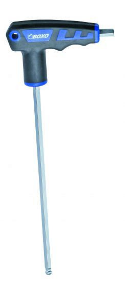 Tête sphérique à clé interne à 6 pans avec poignée en T Boxo - 5 mm, WTH-005