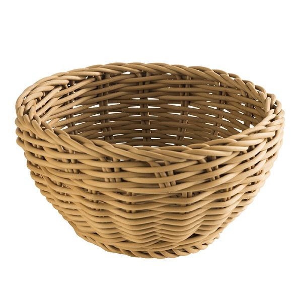 Panier APS, rond, Ø 16 cm, hauteur : 8 cm, polypropylène, beige, -PROFI LINE-, 50601