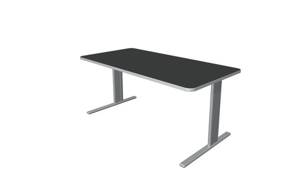 Bureau Kerkmann Unic L 1600 x P 800 x H 750 mm, anthracite, 11333713