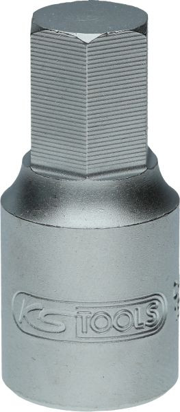 KS Tools Douille pour embout de service d'huile 3/8", vis à six pans creux de 12 mm, 150.9126