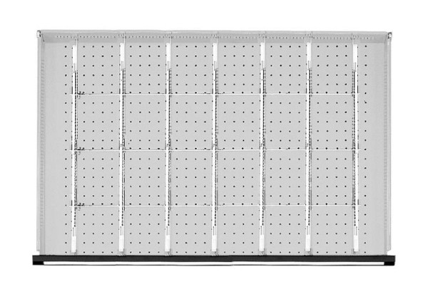 Ensemble de division de tiroir ANKE; pour tiroir 930 x 540 mm (LxP); 1/6 division