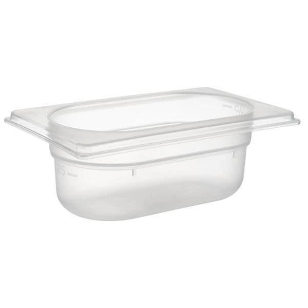 Bac APS GN 1/9, 17,6 x 10,8 cm, profondeur : 65 mm, polypropylène, 0,6 litre, 82150