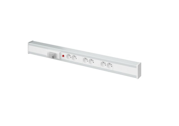 SOFAME Multiprise inclinée avec disjoncteur, longueur 860 mm, W010080247