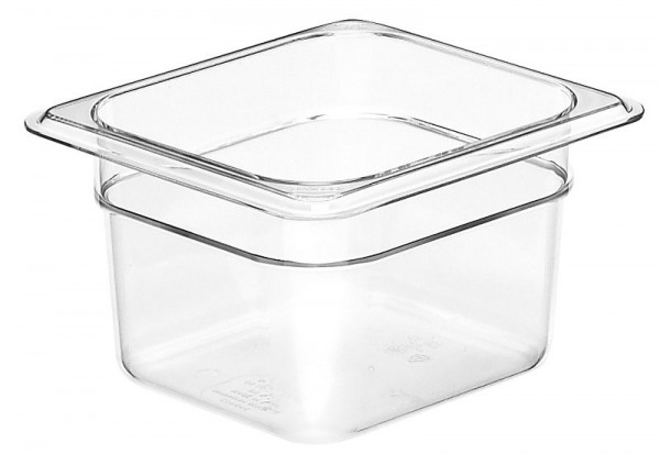 Conteneur GN Cambro 1 / 6-100 mm Camwear® Clear, VE: 6 pièces, 64CW135