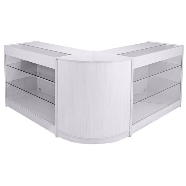 KuKoo 2x K1200 - 1x comptoir de magasin CM60 blanc, 23949