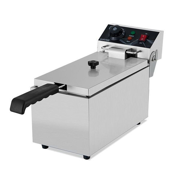 Friteuse électrique Vaiotec EASYLINE 1 cuve 6 litres, plage de température jusqu'à 200°C, 19x44x27,5 cm, 11029