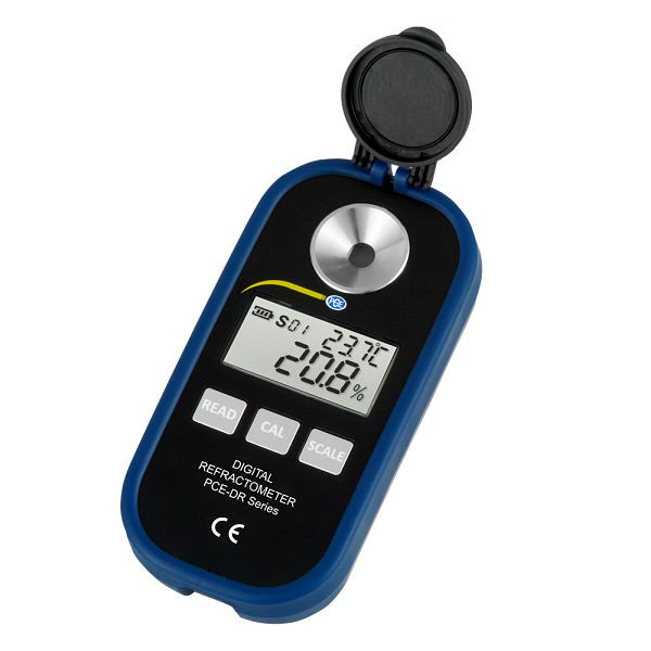 Réfractomètre numérique PCE Instruments pour le vin, Brix, Oechsle, KMW ou teneur en alcool, PCE-DRW 2