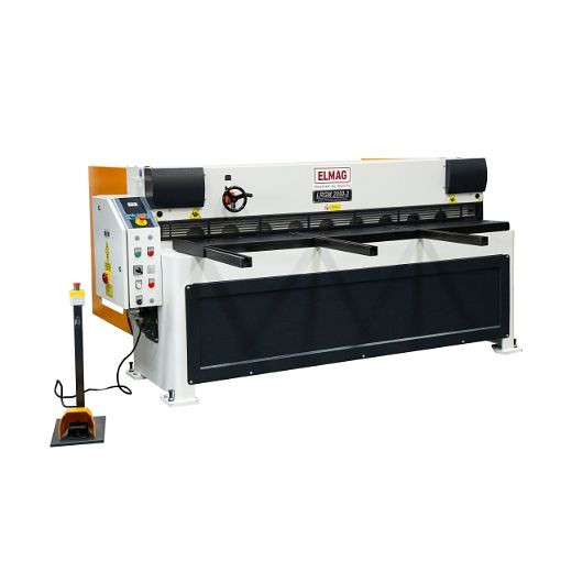 Cisaille à tôle mécanique ELMAG, modèle LRGM 2050-3mm-NC jauge de contrôle arrière 750 mm, 81321