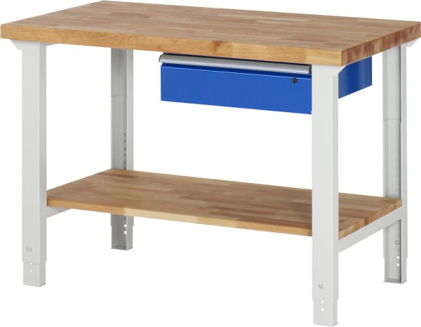 Etabli RAU série 7000 - modèle 7001A7, L1250 x P700 x H790-1140 mm, 03-7001A7-127B4H.11