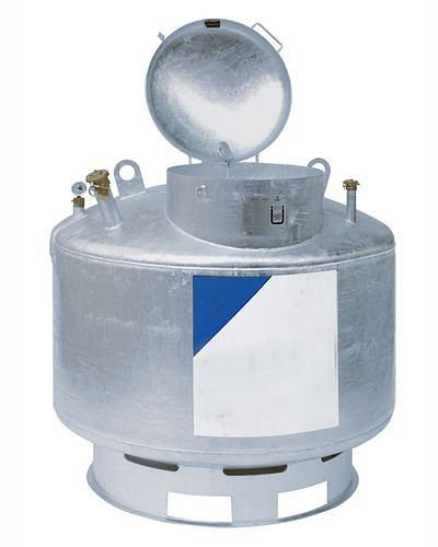 Collecteur d'huile usée DENIOS AS-TSE, avec entonnoir de remplissage intégré, 995 litres, 137-047