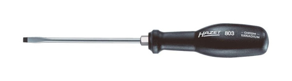 Tournevis Hazet trinamic, profil à fente, 1 x 5,5 mm, lame ronde, surface : chromée, dimensions / longueur : 235 mm, 803S-55
