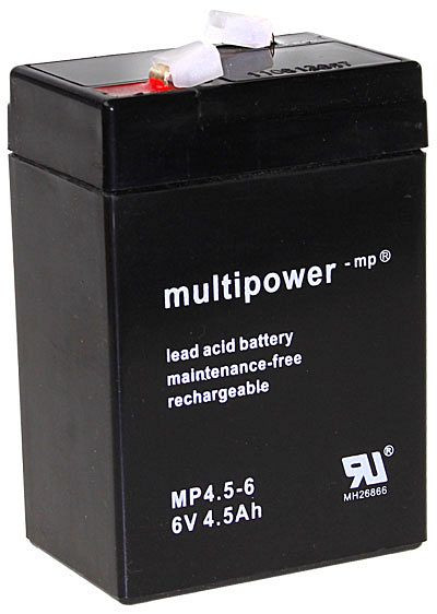Batterie AGI MULTIPOWER d'origine compatible avec KOMPERNAß LERVIA, 95398