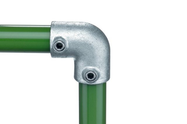 Raccord coudé Growi 90° - 1" pouce, type pince, 10034110