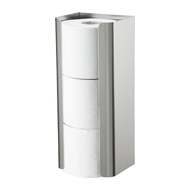 Porte-moulinet de réserve Air Wolf, série Omicron II, H x L x P : 302 x 128 x 105 mm, acier inoxydable brossé, 35-728
