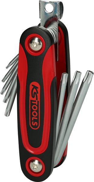 KS Tools Support pliable pour clé L Torx, alésage, 8 pièces, 158.3530