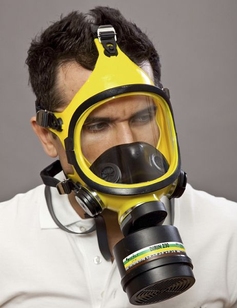 EKASTU Safety masque complet C 607 / silicone (classe 2), 466617
