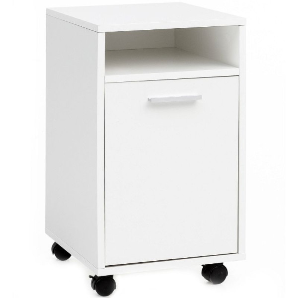 Conteneur roulant Wohnling blanc 33x60x38cm, WL5.928